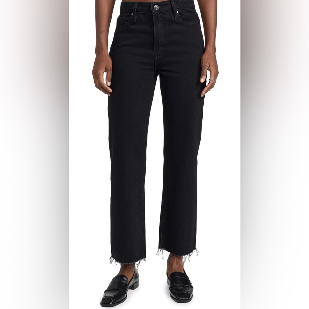 Le Jane Crop Raw, Black